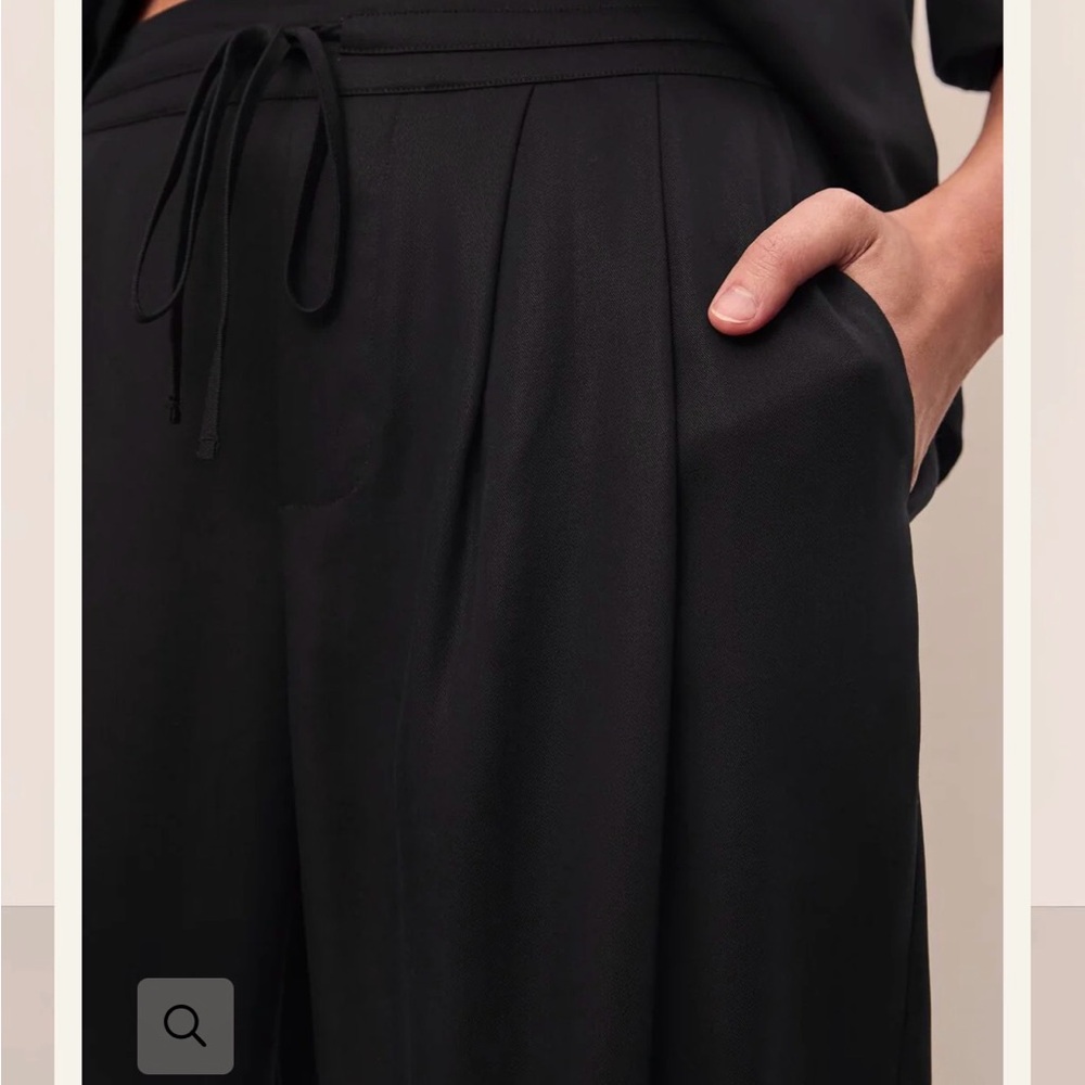 Eberjey Black Women's Relaxed Woven Pants